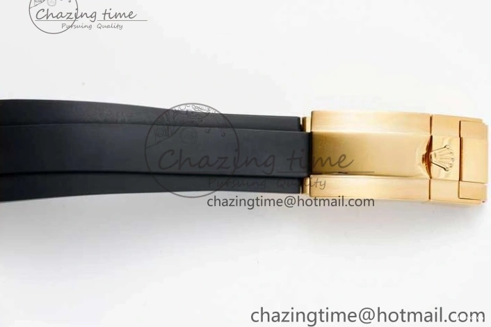 QF Dial Rubber Oysterflex on Daytona SA4130 Edition 1:1 Best Black Strap 116518 0409